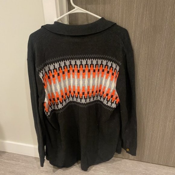 WISPR Fifi Fairisle Shacket Tar - Picture 3 of 5